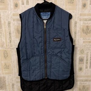 Blue Quilted Men's Vest